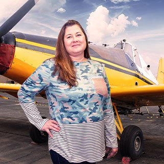 Heather Smith, Account Manager for Flint Hills Ag Aviation.
